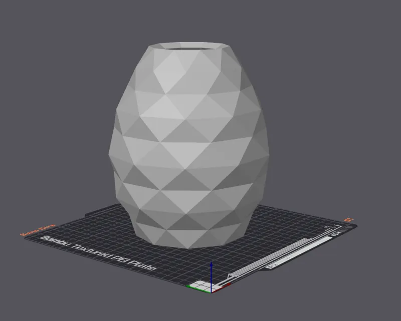 Simple vase low polly