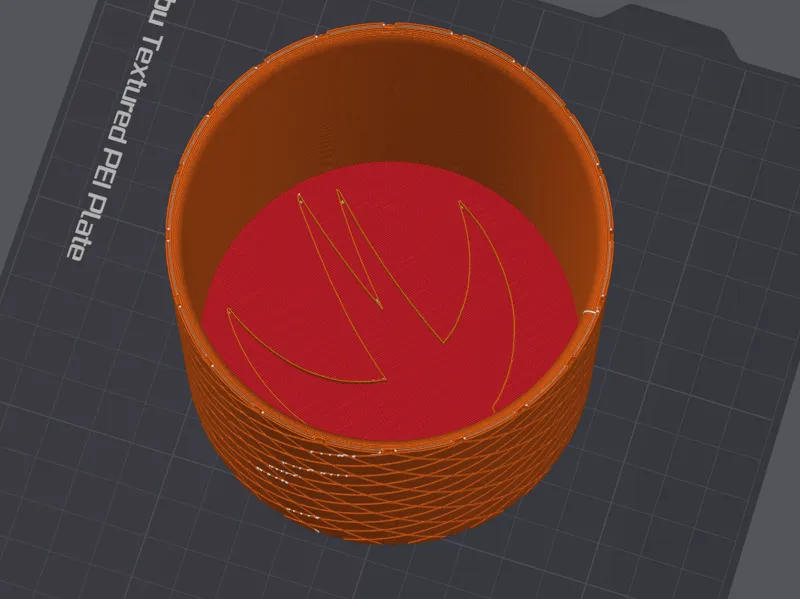 Patterned Vase/Pencil Holder