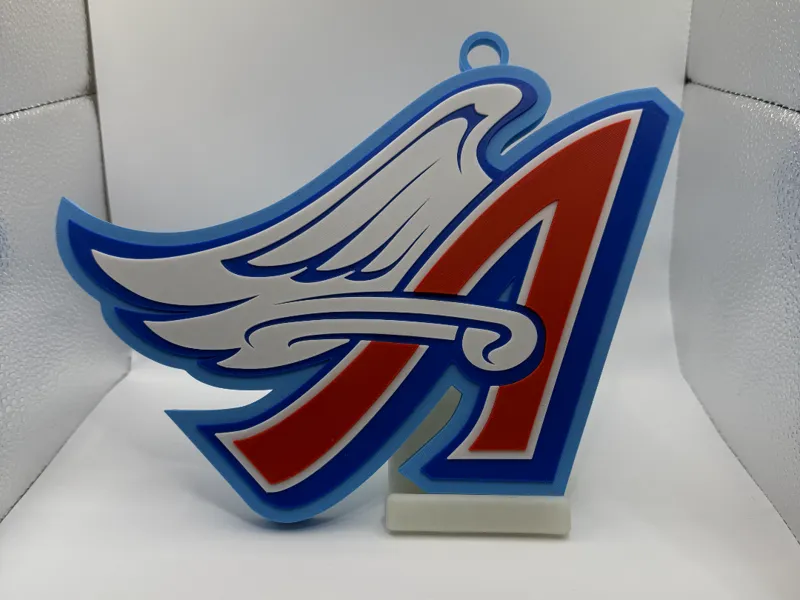 Retro Anaheim Angels fan art chain