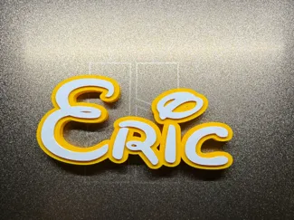 Name Eric in Disneyschrift
