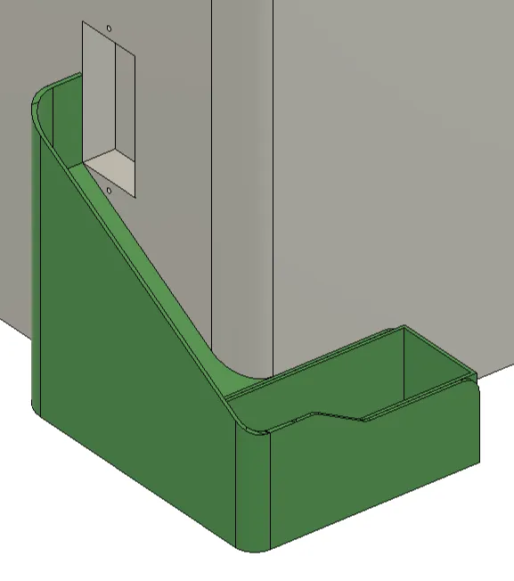 Poop Chute w/ Removable Drawer