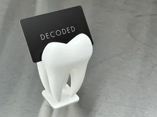 Tooth businesscard holder for dentists