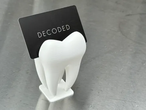 Tooth businesscard holder for dentists