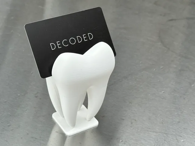 Tooth businesscard holder for dentists