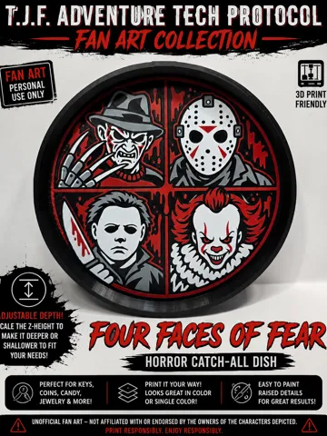 Organizador: Dish of Horrors – Halloween Catch-All Dish 40mm — vista de referencia 2