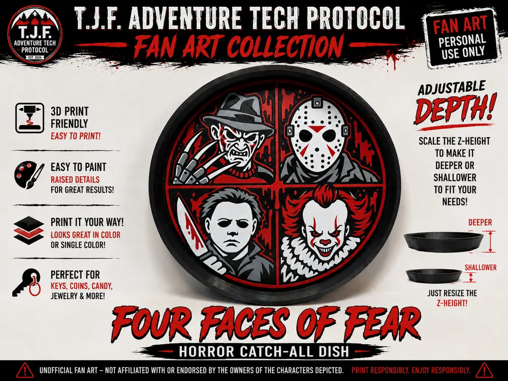 Organizador: Dish of Horrors – Halloween Catch-All Dish 40mm. Referencia del modelo original.