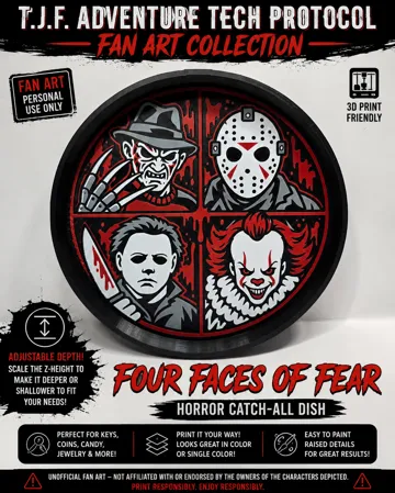 Organizador: Dish of Horrors – Halloween Catch-All Dish 40mm — vista de referencia 3