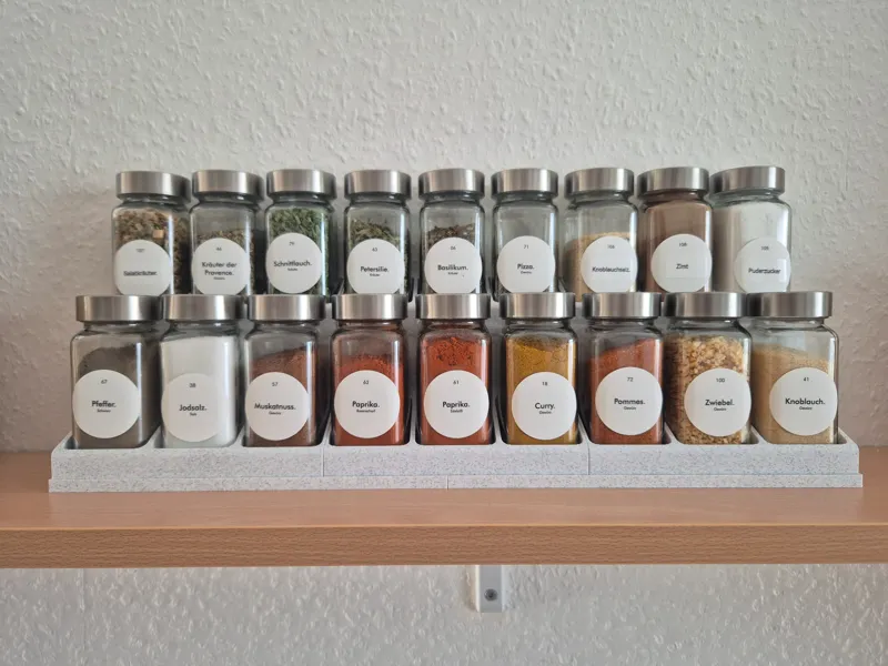 Gewürzorganizer (6, 12, 18 oder 24 Stück)