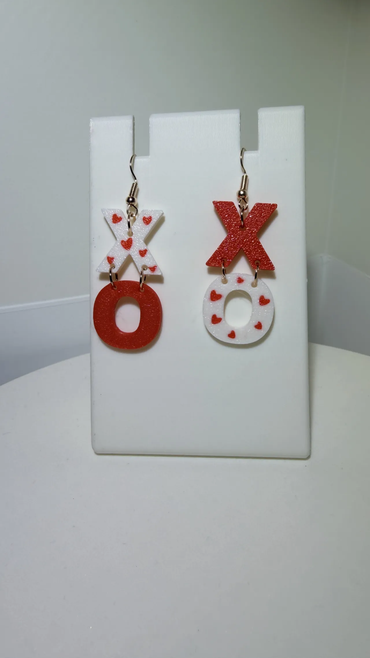 Valentine X/O earrings view 2
