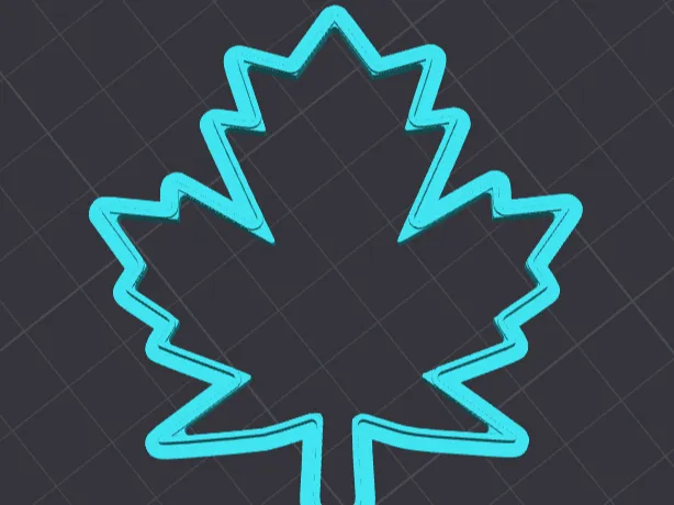 maple leaf cookie cutter