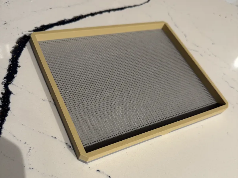 Deckle and Frame for Papermaking