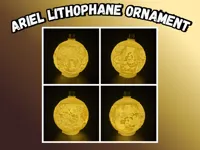 Ornement de Noël lithophanie Ariel — photo 1