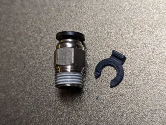 Bowden Tube Coupler Clip PC4 4mm Fitting Push Lock