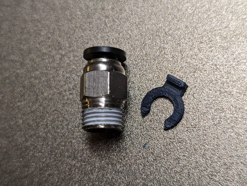 Bowden Tube Coupler Clip PC4 4mm Fitting Push Lock