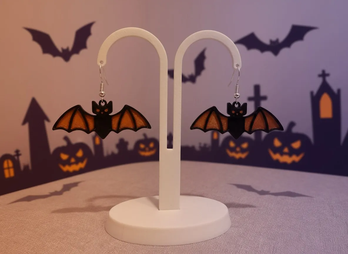 Hallowbat Earrings view 3