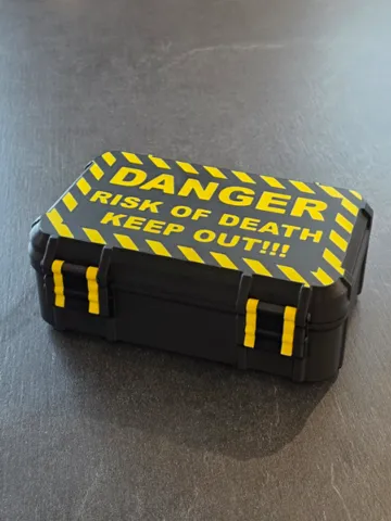 Organizador: DANGER RISK OF DEATH - Rugged Storage Box — vista de referencia 2