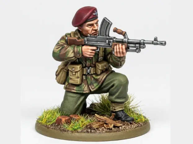 WW2 Soldier - British SAS Gunner -Tabletop Wargame