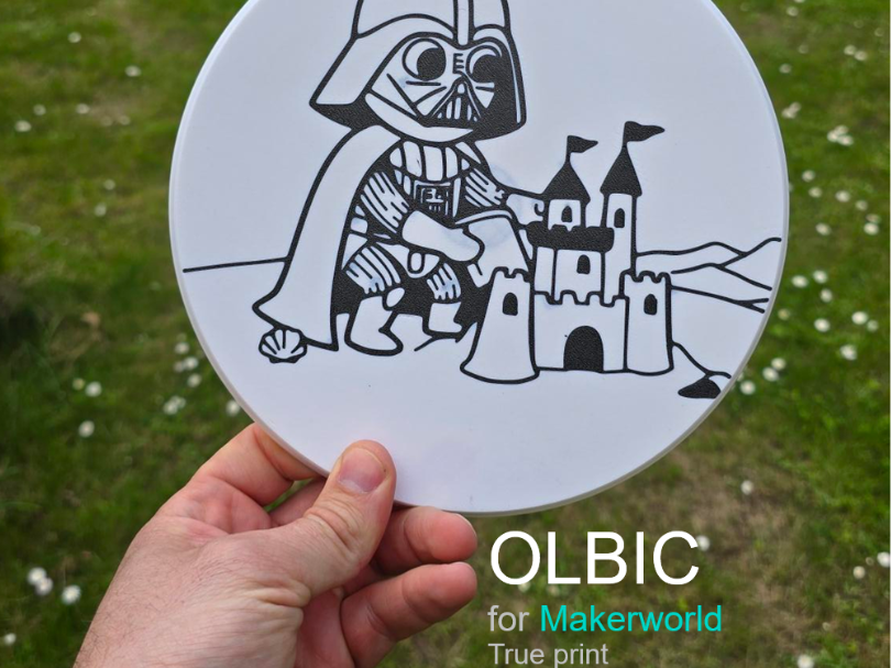 Baby Dark Vador Frisbee Tournant