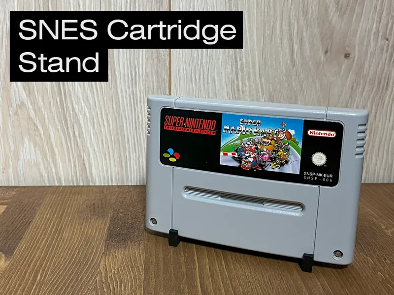 Super Nintendo (SNES) Cartridge Stand