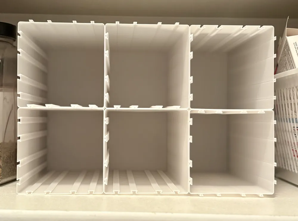 Kitchen Box Organizer - Modular and Expandable - Free 3D Print Model ...