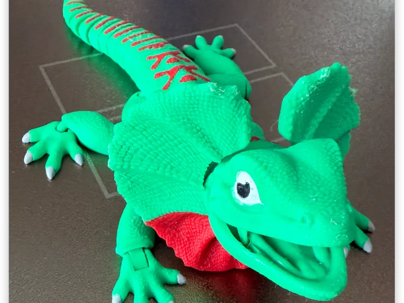 Lizard model, fan lizard model