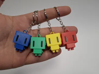 mini Robot cute Keychain