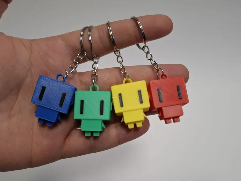 mini Robot cute Keychain