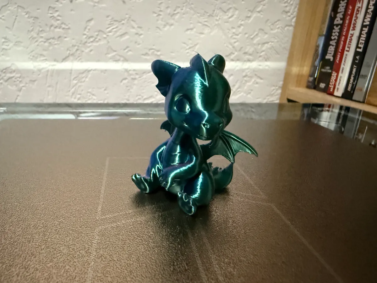 Cute Baby Dragon Figurine - Free 3D Print Model - MakerWorld