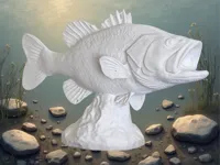Sculpture de black-bass — photo 2