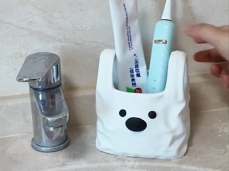 Bear bag pen/toothbrush/storage holder