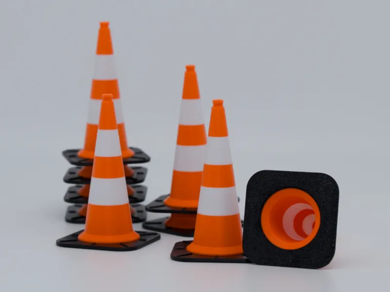 1:18 Scale Large Traffic Cone