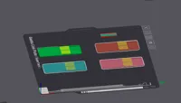 Four FIlament Swatches 0.2mm layer, 2 walls, 15% infill