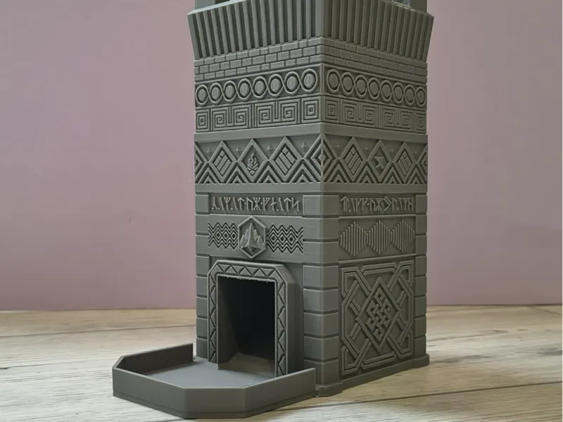 Nordic / Dwarven inspired dice tower