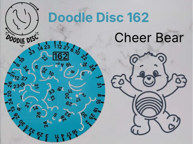 Doodle Disc 162 Cheer Bear