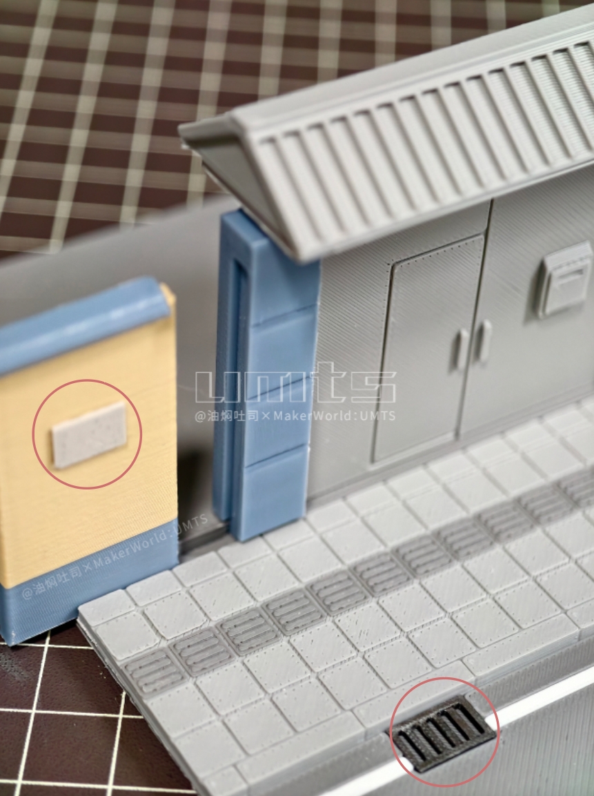 Miniatura 3 do modelo 3D 1/64小场景：颐和路01