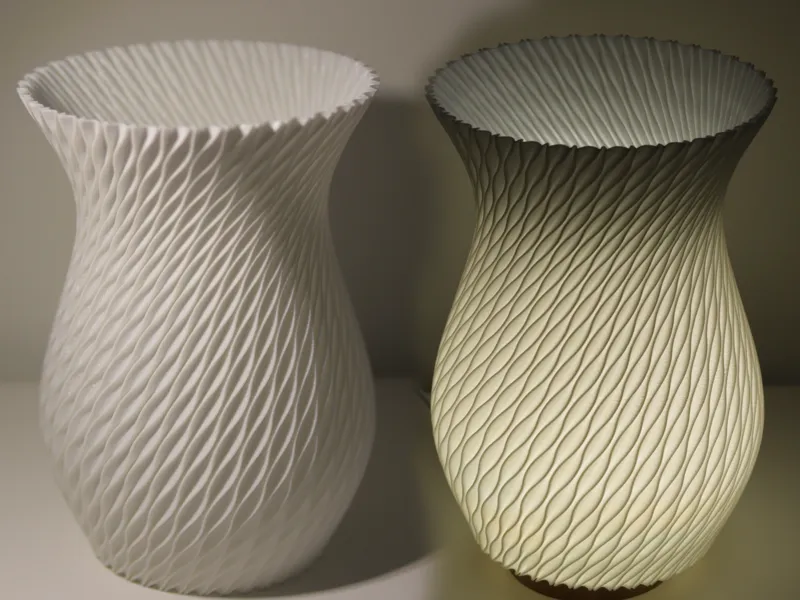 Coralina - coral like lamp shade twisted vase