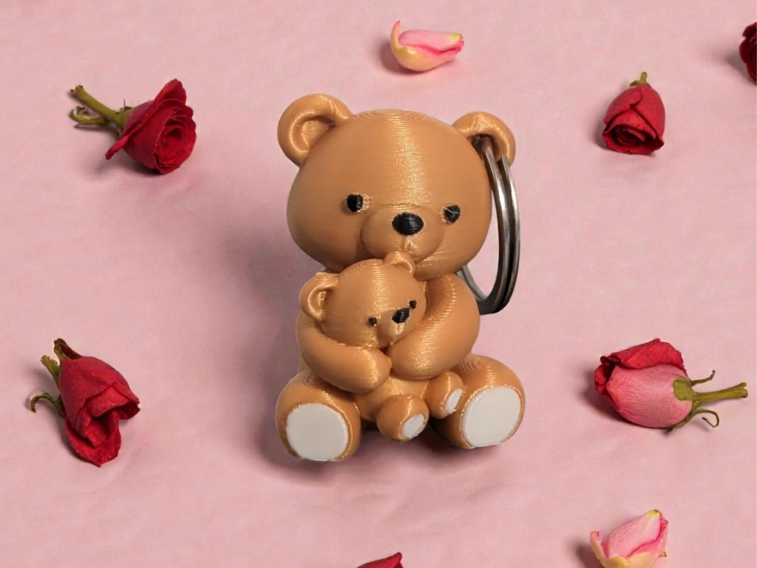 Cuddly Bears – Valentine Keychain