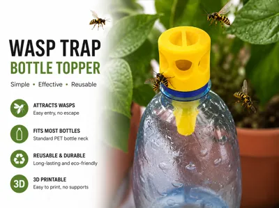 Wasp Trap Bottle Adapter