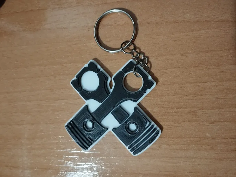Piston Keychain