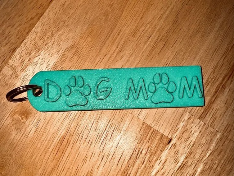 Dog Mom Keychain