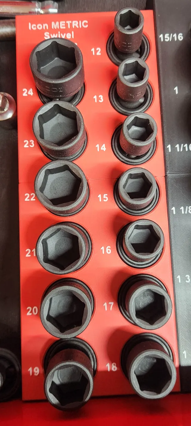 Harbor Freight ICON Metric Swivel Socket holder
