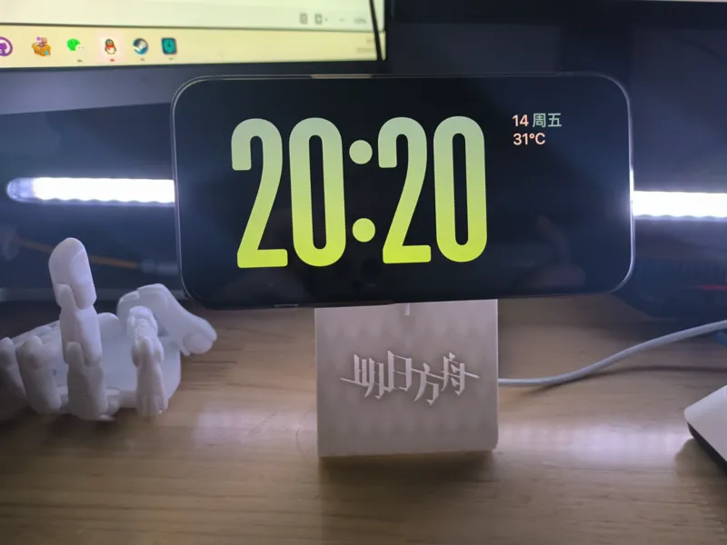 直径60mm并且刻有明日方舟的magsafe支架
