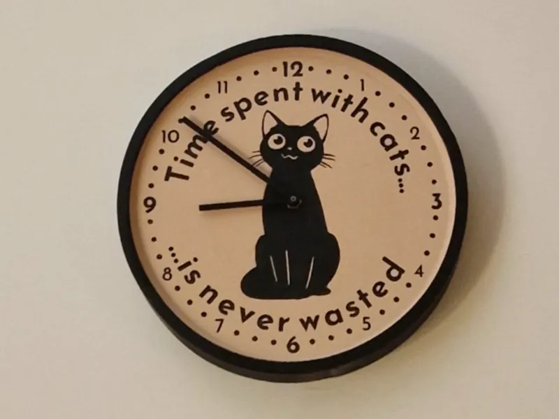 Cat Lover Wall Clock (AMS/noAMS)