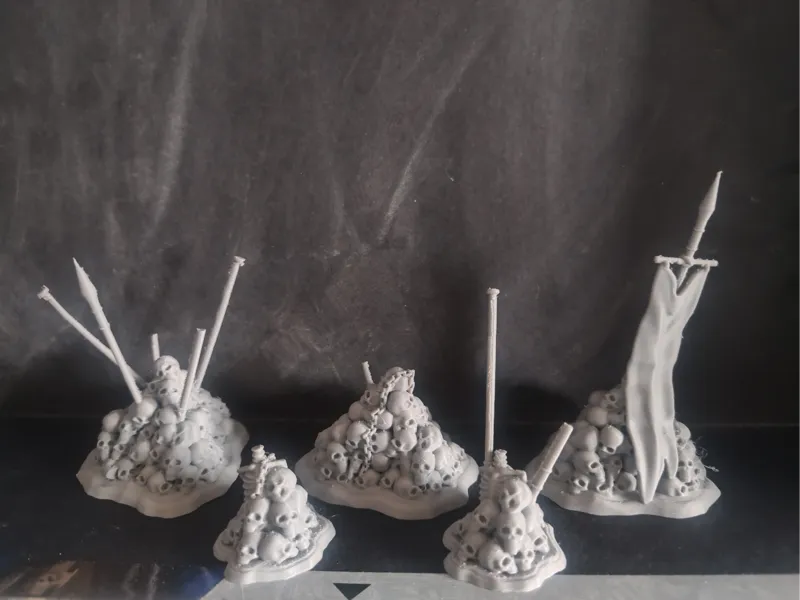 Pile of skulls - DnD / Wargame terrain