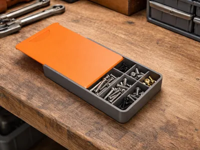Screw box with lid