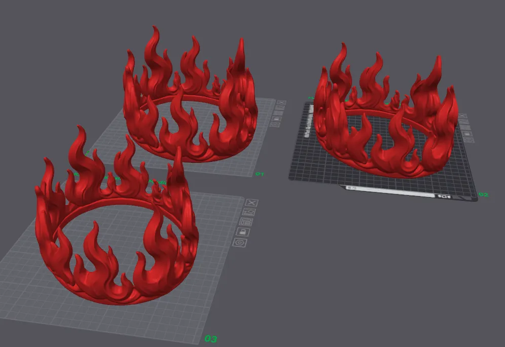 Crown of Flames - Free 3D Print Model - MakerWorld
