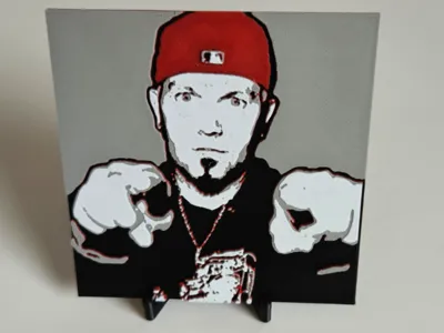 Fred Durst - Limp Bizkit Filament Painting