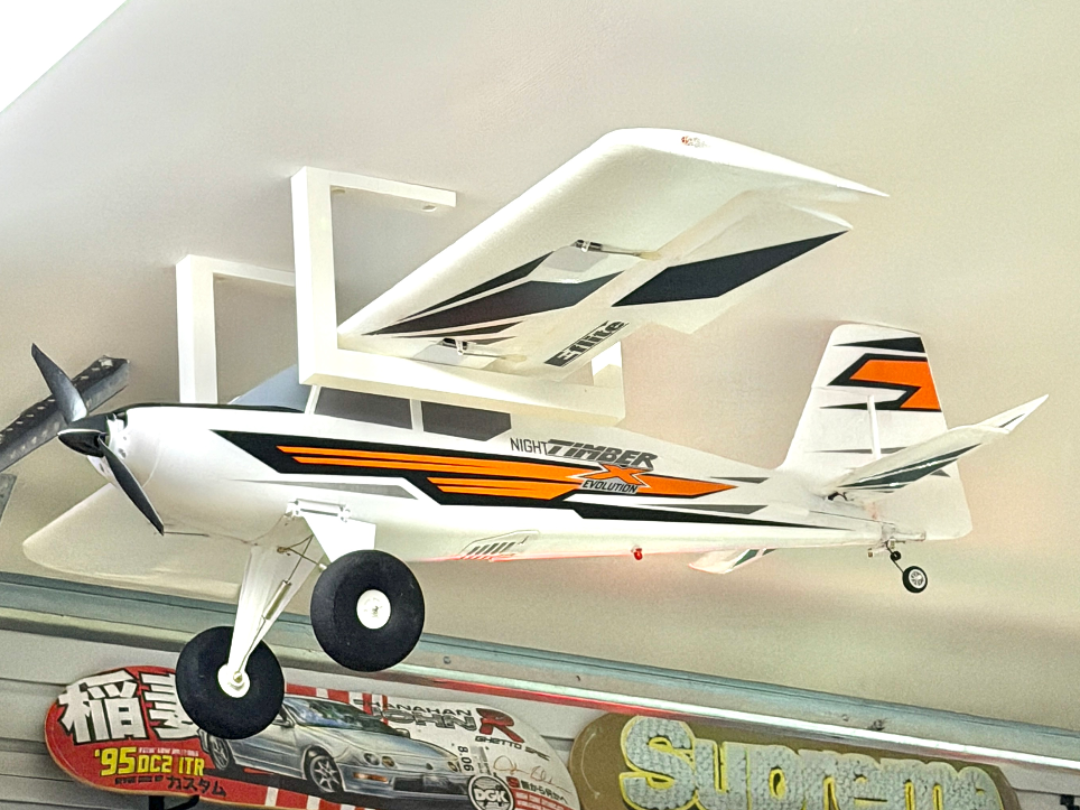 RC AirPlane Ceiling Mount  Eflite Night Timber 