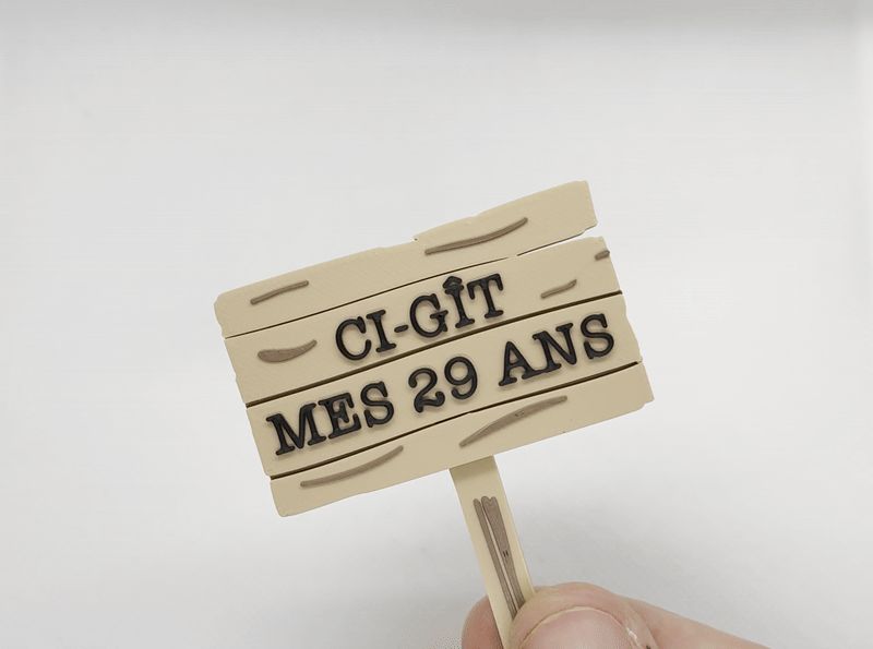 panneau âge anniversaire 