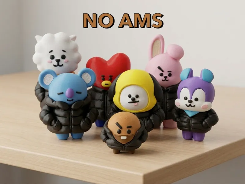 SHOOKY Down Jackets BT21 (NOAMS) - BTS